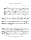 All Things New - Piano &amp; Sheet Music - Digital Download