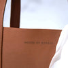 Beauty Lies Within You Leather Tote with Silk Ribbon - Limited Edition