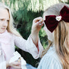 Sacred Heart Radiance Velvet Bow
