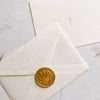 Wax Seals with Sacred Heart - Gold