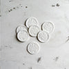 Wax Seals with Sacred Heart - White