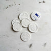 Wax Seals with Sacred Heart - White