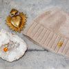 Royals Sacred Heart Cashmere Rib Knit Hat
